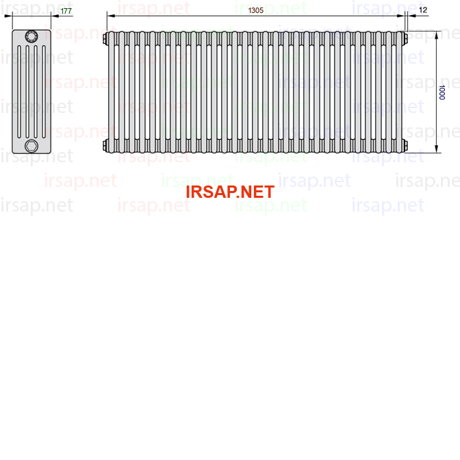 Радиатор IRSAP Tesi 51000/29 T23 CL 01